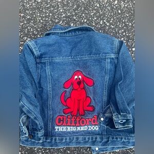 Vintage Clifford kids denim jacket 4t